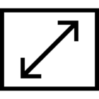 iconmonstr fullscreen thin x