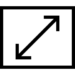 iconmonstr fullscreen thin x